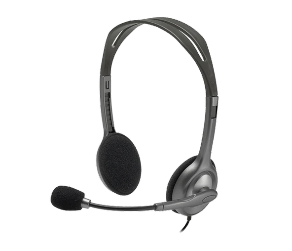 LOGITECH H110 MİKROFONLU KULAKLIK 981-000271 ürün görseli 1