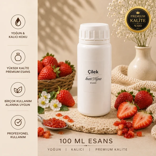 Humayra Çilek Parfüm Kolonya Koku Difüzörü Esansı Dökme 100 Ml ürün görseli 1