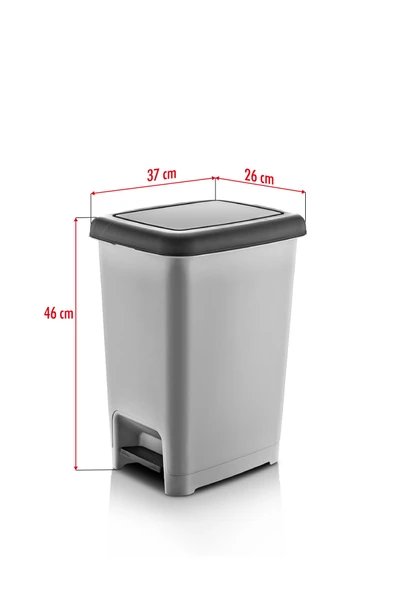 25 Litre Basmalı Çöp Kovası - Resim 4