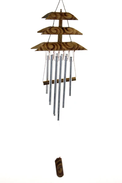 Bambu Metal Çanlı Rüzgar Çanı Repot-4 ürün görseli 1