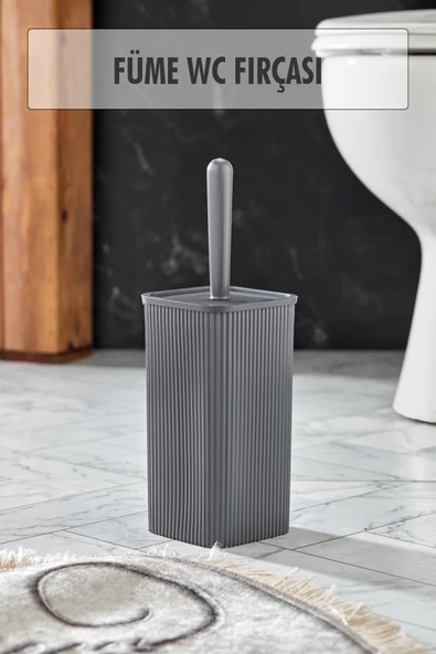 WC Fırçası & Tuvalet Fırçası Füme 2 Parça ürün görseli 1