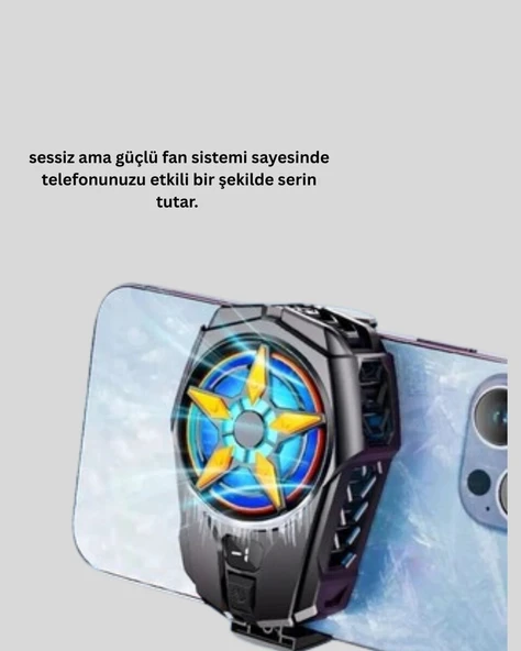 2 Kademeli Hız Ayarlı Taşınabilir Telefon Soğutucu ürün görseli 1