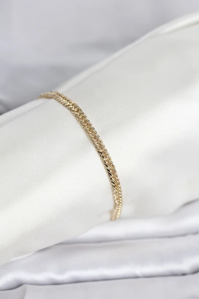 CM 14K Gold Renk Zincir Model Kadın Bileklik ürün görseli 1
