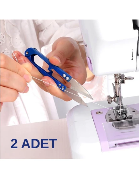 Mucit Home 2 ADET İplik Temizleme Makası Çıtçıt Makas Olta Misina Kesme Makası Hobi Makası ürün görseli 1