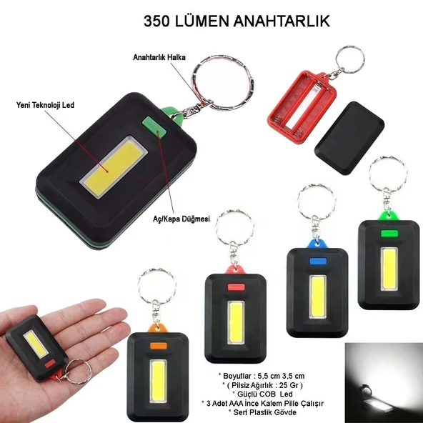 Ortam Aydınlatan 350 Lümen Anahtarlık Wt-377 ürün görseli 1