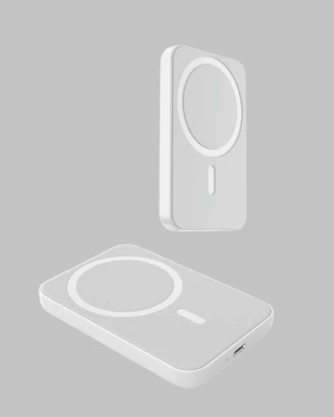 MagSafe Uyumlu Kablosuz Powerbank – Güçlü Mıknatıs Hızlı Şarj Kompakt Tasarım ürün görseli 1