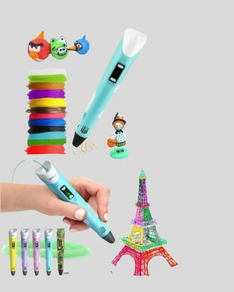 ABS ve PLA Filament Destekli 3D Yazıcı Kalem ürün görseli 1