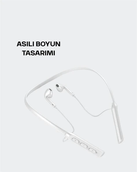 Yüksek Kapasiteli Pil Destekli Boyun Askılı Kulaklık – 100 Saat Dayanıklı ürün görseli 1