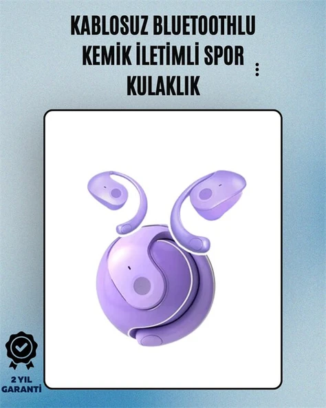 S05 Kablosuz Bluetooth 5.3 Kemik İletimli Spor Kulaklık – IPX4 Suya Dayanıklı 6 Saat Pil Ömrü ürün görseli 1
