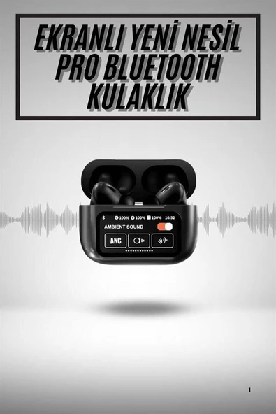 2.Nesil Pro Ekranlı Sesli Görüşme Yapabilen Kablosuz Bluetooth Kulaklık ürün görseli 1