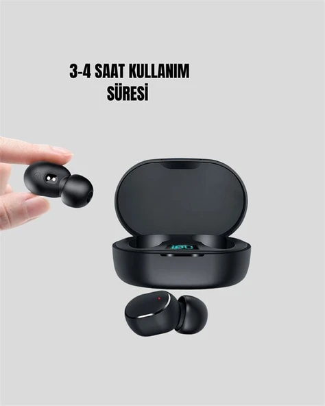 Kablosuz Kulak İçi Bluetooth Kulaklık Stereo Dokunmatik Kontrollü Kulaklık ürün görseli 1