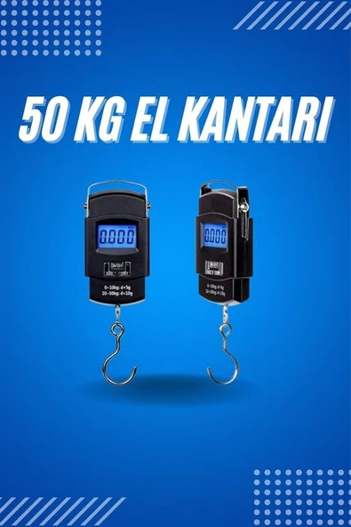 50 Kg Dijital El Terazisi Cep Tartısı El Kantarı Terazi ürün görseli 1