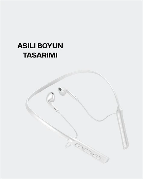 Uzun Pil Ömürlü Kablosuz Kulaklık – Boyun Askılı 100 Saat Kullanım ürün görseli 1