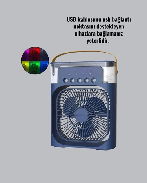 Ayarlanabilir Hız ve Yönlü Yüksek Performanslı Masaüstü Fan ürün görseli 1