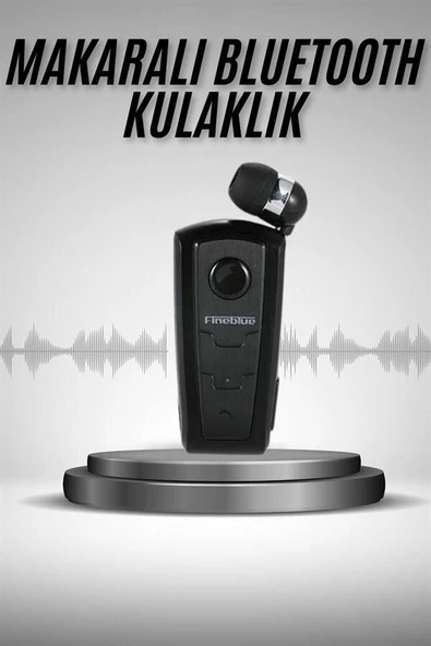 Makaralı Bluetooth Kulakiçi Yaka Kulaklığı Kablosuz Kulaklık ürün görseli 1