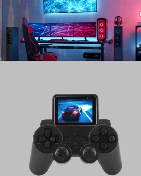 HDMI Destekli S10 Gamepad 520 Oyunlu TV’ye Bağlanabilir Atari 2025 Model ürün görseli 1