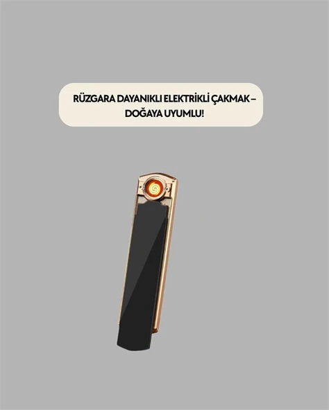 Plazma Ark Teknolojili Elektrikli Çakmak – Dokunmatik LED Göstergeli Şarj Edilebilir ürün görseli 1