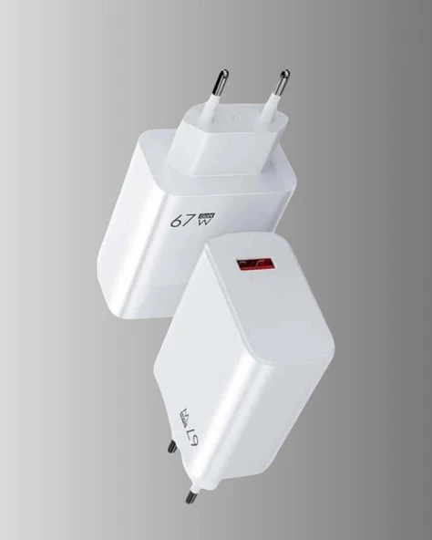 67W Turbo Type-C Hızlı Şarj Adaptörü – Akıllı Koruma Çipli Hızlı Şarj Destekli ürün görseli 1