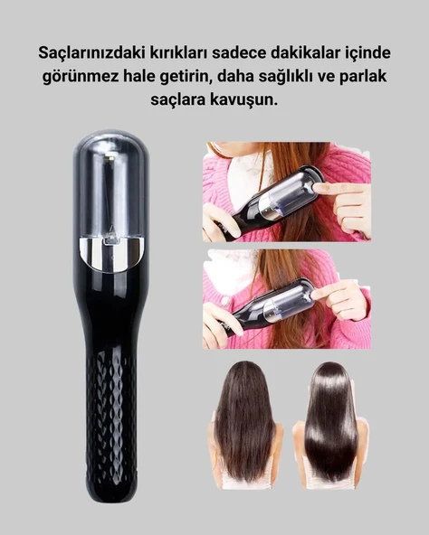 RH-6668 Şarjlı Taşınabilir Otomatik Saç Düzeltici Elektrikli Saç Kesme Makinesi ürün görseli 1