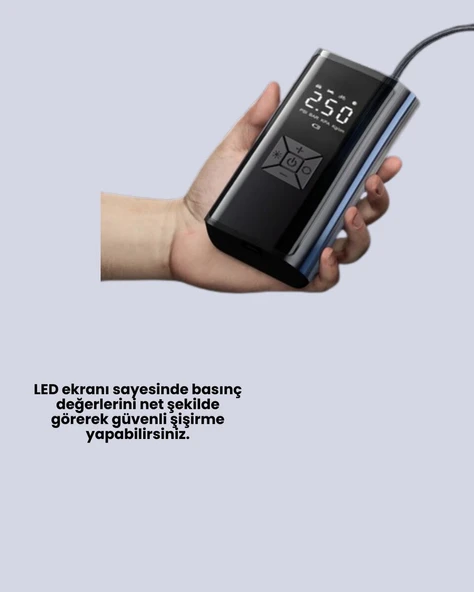 Bisiklet Motosiklet ve Araçlar İçin Çok Amaçlı Hava Pompası ürün görseli 1