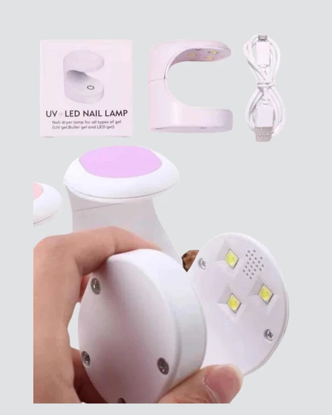 Mini Tırnak Kurutucu – Hızlı Kurutma İçin UVLED Işık Teknolojisi ürün görseli 1