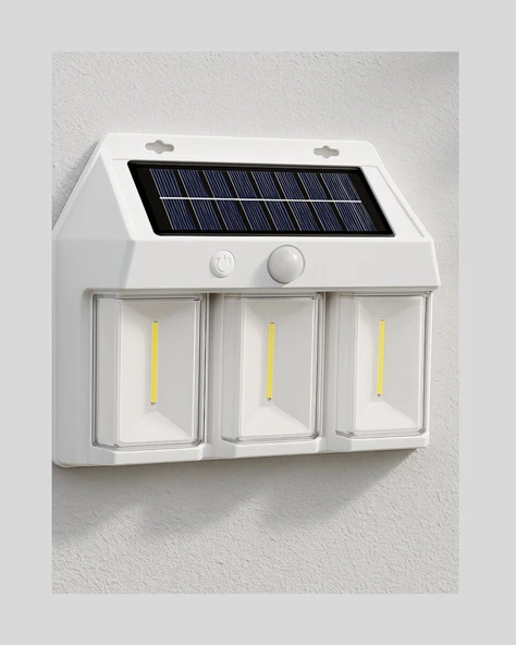 Güneş Enerjili Bahçe ve Duvar Aydınlatma – BK-618-3 LED Lamba ürün görseli 1