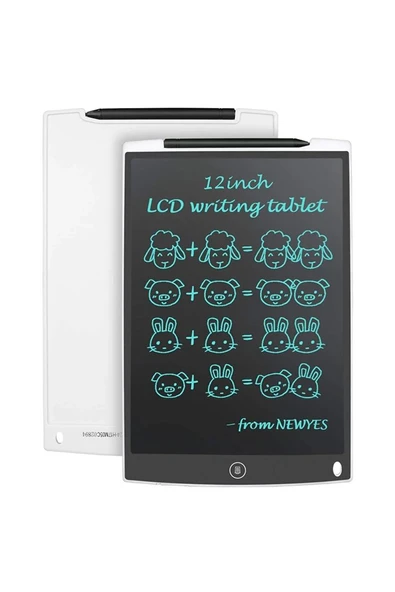 12 Inc Writing Lcd Grafik Dijital Kalemli Çizim Tableti Yazı Tahta Not Yazma Eğitim Tableti ürün görseli 1