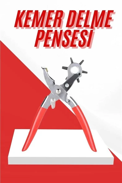 Kemer Delme Pensesi 6 Farklı Boyutta Kemer Delici Ev Deri Kemer ürün görseli 1