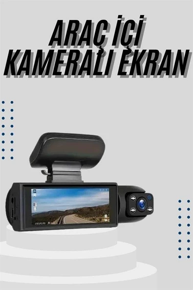 Çift Kameralı Araç Kamerası Ön ve Arka Kameralı ürün görseli 1