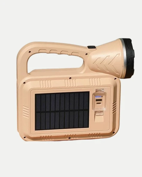 Solar Alev Işığı COB Teknolojili Taşınabilir El Feneri ve Kamp Lambası ürün görseli 1