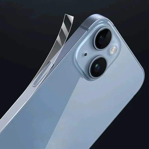 ALLY iPhone 14 Hidrojel Hayalet Yan Alt Üst Kaplama Koruyucu Film-1852 ürün görseli 1