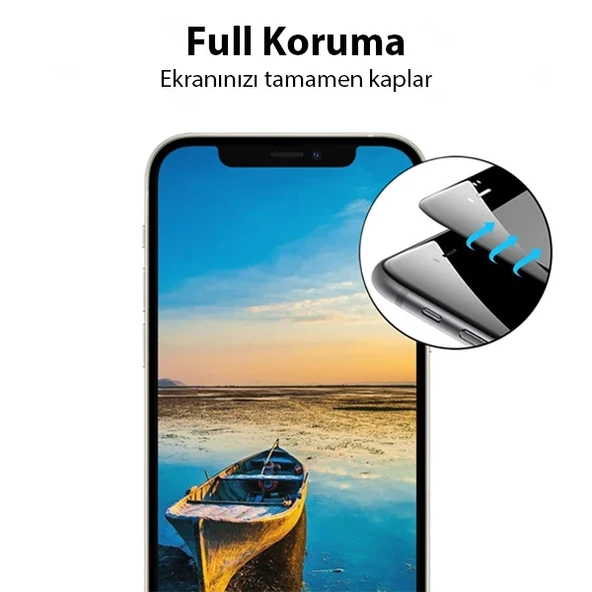 Ally iPhone 13 Mini 5.4 9D Full Tempered Cam Ekran Koruyucu-1852 ürün görseli 1