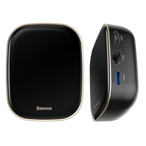 Baseus 6in1 USB Type C Çok Fonksiyonlu HUB B 3.0RJ45HDMISDmicro SD)  60W-1852 ürün görseli 1