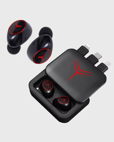 Powerbank Özellikli Bluetooth Kablosuz Kulaklık – Dokunmatik Kontrol Uzun Pil Ömrü Ergonomik Tasarım ürün görseli 1