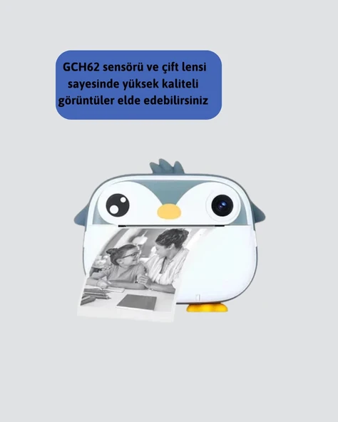 Anında Baskı ve Yüksek Çözünürlüklü Çift Lensli Fotoğraf Makinesi ürün görseli 1
