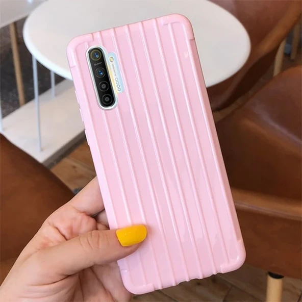 Ally Oppo Realme XT/X2 Trunk Lines ince Soft Silikon Kılıf-1852 ürün görseli 1