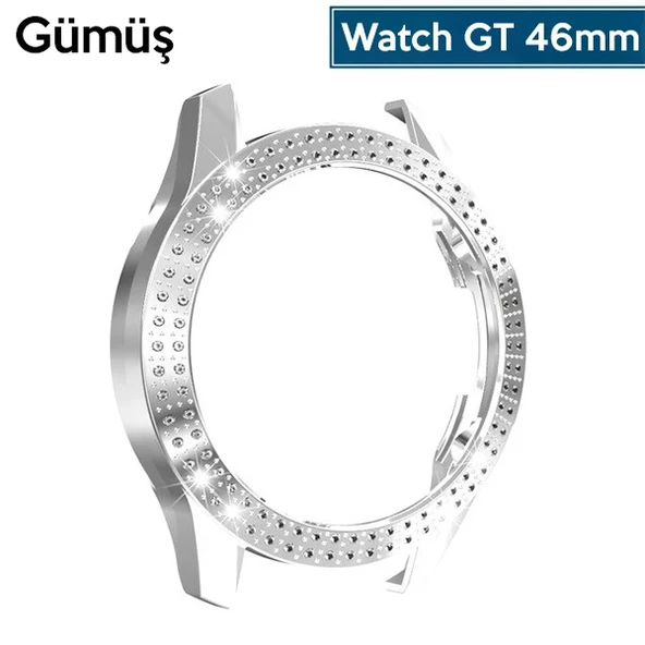 ALLY Huawei GT2 46mm Diamond Taş İşlemeli Bumper Kılıf-1852 ürün görseli 1