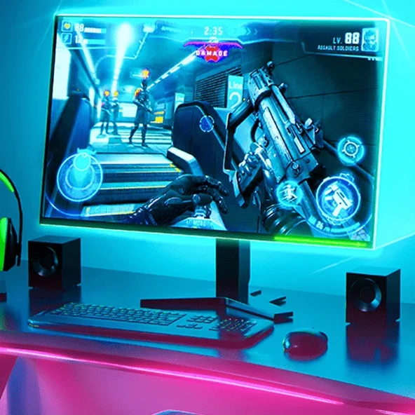 BASEUS Game Light RGB 5050 Esnek Oyuncu Pc LED Şerit Işık 5W15 m-1852 ürün görseli 1