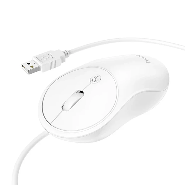 HOCO GM13 Bussines 1600DPI 4D Yüksek Hassasiyet Kablolu Optik Mouse-1852 ürün görseli 1