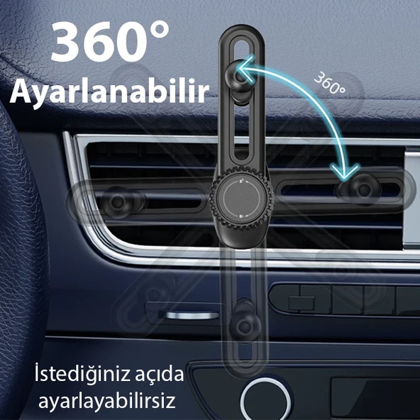 ALLY B099 Ayarlanabilen Araç Içi Havalandirma Telefon Tutucu-1852 ürün görseli 1