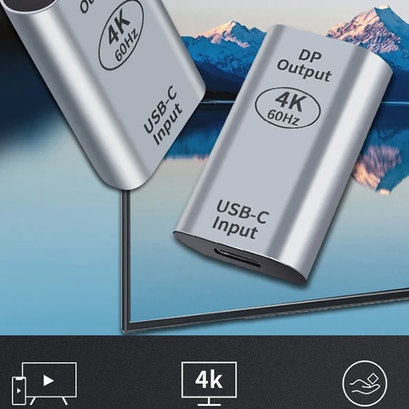ALLY USB-C input DP output 4K Dönüştürücü Adaptör 60H-1852 ürün görseli 1
