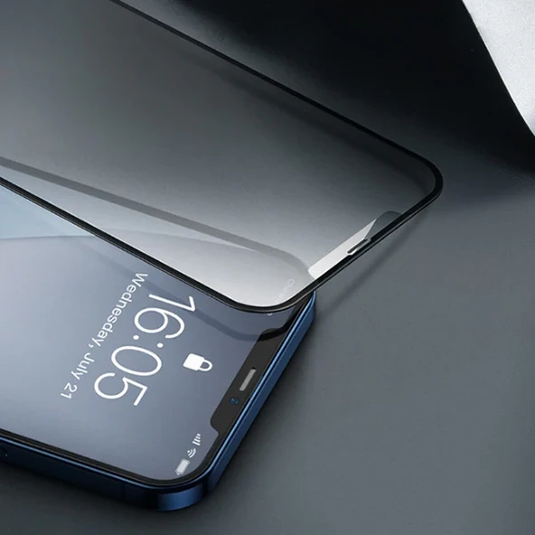 Baseus 0.25MM İPhone 12-12 PRO 6.1 3D Full Tempered Cam Ekran Koruyucu 2adet-1852 ürün görseli 1