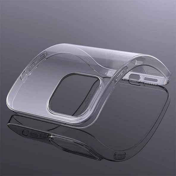 HOCO Light Series TPU iPhone 15 Plus Şeffaf Kılıf-1852 - Resim 3