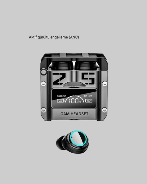 Gürültü Engelleyici Kablosuz Bluetooth Kulaklık – Oyun ve Müzik İçin Profesyonel Ses ürün görseli 1