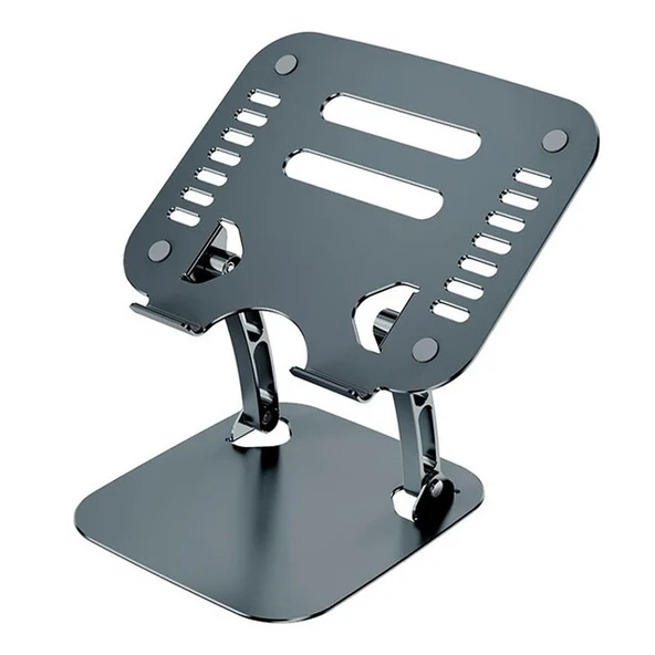 Ally  T602 Ayarlanabilir Katlanır Isı Havalandırmalı Alüminyum Laptop Standı-1852 ürün görseli 1