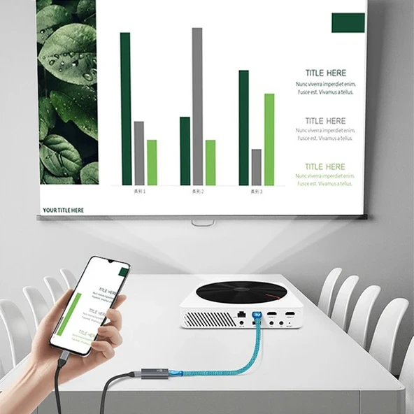 ALLY USB-C input DP output 4K Dönüştürücü Adaptör 60H-1852 - Resim 4