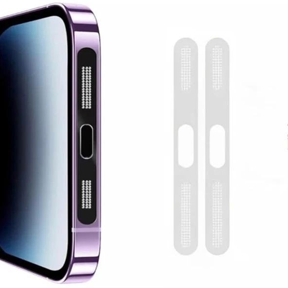 Ally iPhone 14 Pro İçin Anti-Dust Toz Ve Kir Önleyici Sticker 2 Adet Set-1852 ürün görseli 1