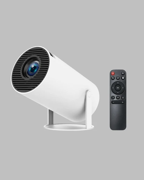 Full HD 4K Uyumlu Projeksiyon Cihazı 130 İnç Geniş Ekran Destekli ürün görseli 1