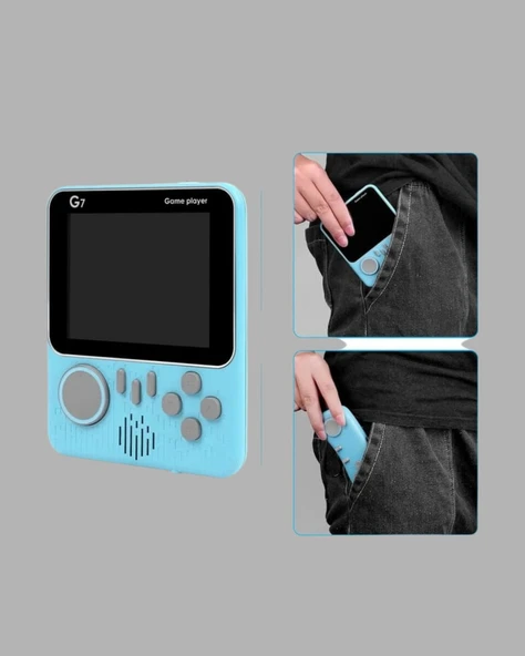 Taşınabilir Retro Oyun Konsolu – 3.5 İnç LCD 666 Klasik Oyun TV Destekli ürün görseli 1