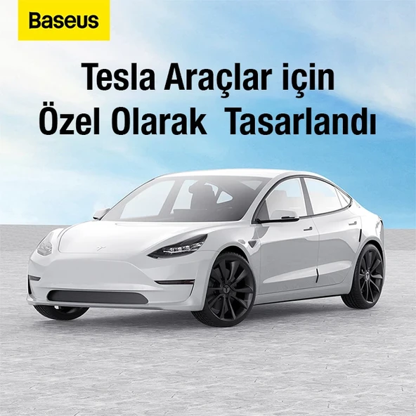 Baseus T-Space 6 Parça Tesla Araç Kapı Çizik Önleyici Tampon Koruma Seti-1852 ürün görseli 1